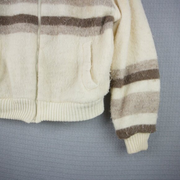 Arctic Fox Vintage 1970s Shetland Wool Sherpa Jacket XL - Picture 4 of 8